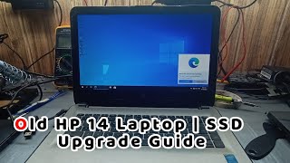 Old HP 14  SSD Upgrade Guide  Tech Tips  Computer Repair [upl. by Nerred]