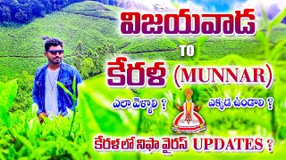 Vijayawada To Kerala Munnar Trip  Munnar Budget Hotels amp Food Tourist Places Full Information [upl. by Viddah522]