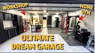 Ultimate Dream Garage Makeover DIY  Part 2  Home Gym and Workshop [upl. by Carlstrom]