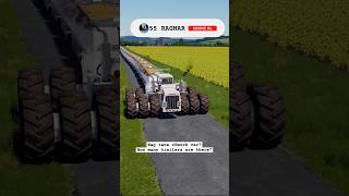 Record wheat trailer amp Kaç tane römork var  amp How many trailers are there fs22 shorts [upl. by Inama515]