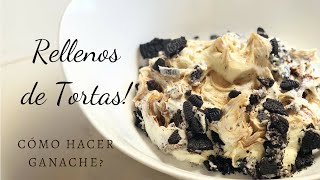 RELLENOS DE TORTA Cómo hacer ganache SÚPER FÁCIL [upl. by Ialokin]