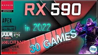 AMD Radeon RX 590 8gb in 30 GAMES 20212024 [upl. by Thurber9]