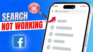 How to Fix Facebook Search Not Working on iPhone  FB Search Bar Not Working [upl. by Ahsinuq]