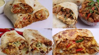 4 Best Homemade WrapBeef And Chicken Wrap By Recipes Of The World [upl. by Rayburn100]