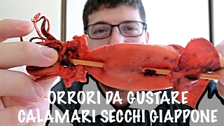 ORRORI DA GUSTARE CALAMARI SECCHI GIAPPONE [upl. by Zilef]