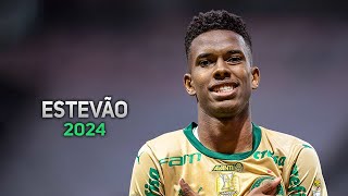 Estevão Willian 2024 ● Palmeiras ► World Class Dribbling Skills Goals amp Assists  HD [upl. by Anastassia]