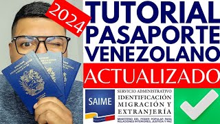 Cómo Renovar Pasaporte Venezolano en el Exterior SAIME Paso a Paso 2023 CARALBERZ [upl. by Ahsil]