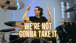 Were Not Gonna Take It Twisted Sister • Drum Cover by Luke Rhythmfer [upl. by Boni]