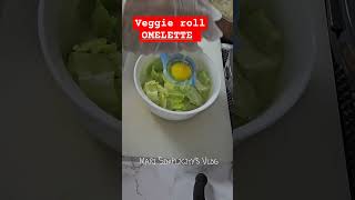 VEGG ROLL OMELETTE asmr omelette shortvideo eggrecipes egg youtubeshorts vuralvideo trending [upl. by Yajet]