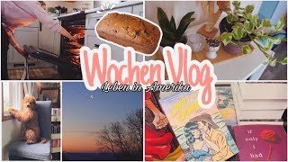 WEEK IN MY LIFE ☕️📚 Mentale Gesundheit  Bananen Brot backen  Haushalt  Bücherei  Amerika Vlog [upl. by Ceevah723]