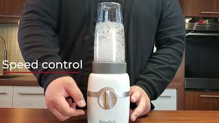 Starfrit 24303 Electric Personal Blender DEMO [upl. by Ahtabat]