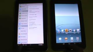 Samsung Galaxy Tab P3110 Android 411 e Samsung Galaxy Tab P6210 Android 404  diferenças  021 [upl. by Sacha]