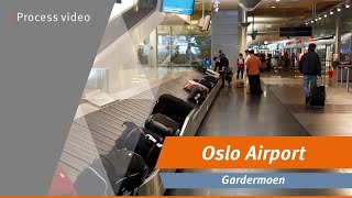 The World Of Vanderlande Oslo Airport Gardermoen  Process video [upl. by Nillad]