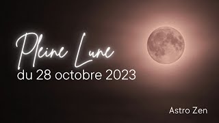 Pleine Lune du 28 octobre 2023 [upl. by Bolten]