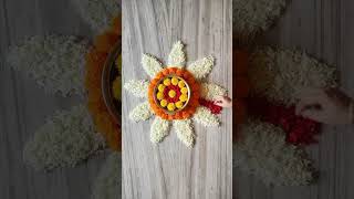 Diwali Flower Rangoli Designs for Diwali celebrations diwali [upl. by Castora]