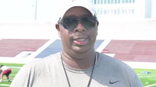 Post Practice Interview With SC State OLine Coach NaShan Goddard [upl. by Naret]