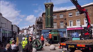 Sheerness Town Centre clocktower returned following extensive refurb May 2022 [upl. by Noxin]