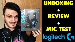 Logitech G432 Unboxing  Review  Microphone Test on PC  PS4 [upl. by Labina]