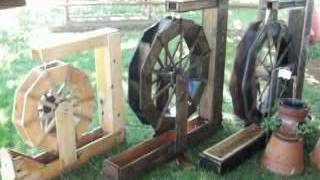 wooden water wheels [upl. by Ackerley]