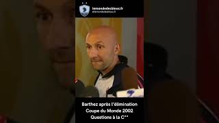 Barthez et les questions à la C equipedefrance football fiersdetrebleus foot humour [upl. by Gosselin312]