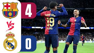 40 Barcelona vs Real Madrid El Clasico 2024 Highlights [upl. by Granlund]