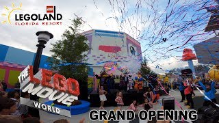 The Lego Movie World Grand opening day at LEGOLAND Florida Resort [upl. by Stesha]