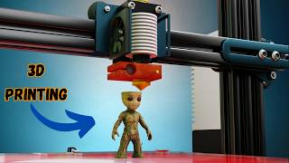 How Does 3D Printing Works  3D Animation [upl. by Ayanej]