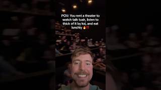 MrBeast Rented A Full Theatre 😂 [upl. by Vharat]