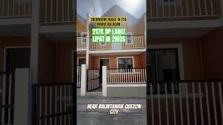 Affordable RFO Townhouse near Balintawak  Las Palmas Subdivision Sta Maria Bulacan  217K DP LANG [upl. by Hannan809]