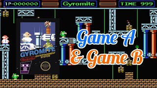 Gyromite NES 1985 gameplay of Game A amp Game B [upl. by Oretos]