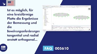 EN FAQ 005610  Ist es möglich die tangentialen und radialen Analyseergebnisse und Bewehrungs [upl. by Kakalina]