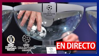 🔴SORTEO UEFA CHAMPIONS LEAGUE Y EUROPA LEAGUE 2022 EN VIVO  SORTEO DE LA CHAMPIONS 2022 EN DIRECTO [upl. by Conley]