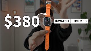 揭秘！380美元的愛馬仕Apple Watch Ultra橡膠錶帶真的值得買嗎？奢華與性價比的終極對決！ feat 對比50美元NOMAD錶帶｜大耳朵TV [upl. by Neenahs]