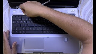 hp probook 650 g2 keyboard removal [upl. by Hump]