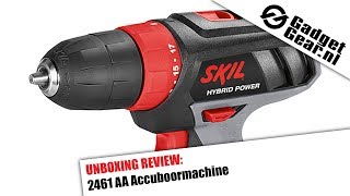 Unboxing Review Skil 2461 AA Accuboormachine [upl. by Eilrahs]