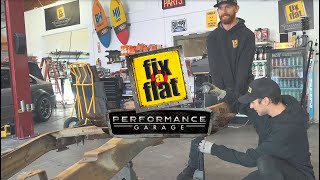 FixaFlat Performance Garage Episode 4 Reinforce and Paint Prep [upl. by Ervin284]