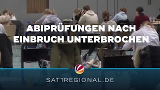 Nach Einbruch in Schule Abiprüfungen in ganz Niedersachsen unterbrochen [upl. by Paluas]