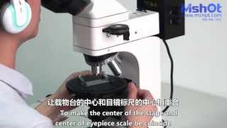 How to operate polarizing microscope MSHOT MP41 [upl. by Marjie]