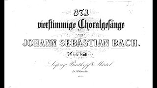 371 Vierstimmige Choralgesänge 140 By Johann Sebastian Bach with Score [upl. by Hajidak]