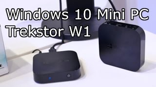 Trekstor W1  Full Windows 10 Mini PC  Handson amp Interview [upl. by Novyad]