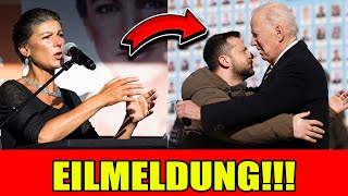 „Dummer alter Mann“ Sahra Wagenknecht kritisiert Joe Biden [upl. by Sirtimid175]