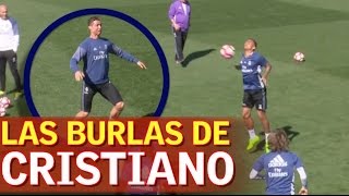 El control con el pecho de Danilo que desató las burlas de Cristiano [upl. by Randal]