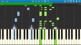 Frosty The Snowman  Piano Tutorial  How To Play  Synthesia [upl. by Haleehs]