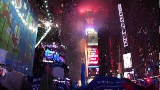 New Years Eve Ball Drop in Times Square 20112012 [upl. by Gradeigh]