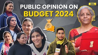 Union Budget 2024 Expectations  Budget 2024  Vox Pop Part 3  Public Reaction  DNA Exclusive [upl. by Yemrej]