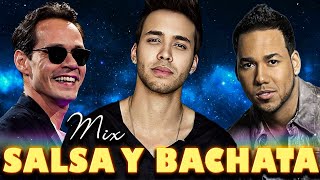 MIX SALSA Y BACHATA DADDY YANKEE MARC ANTHONY PRINCE ROYCE ROMEO SANTOS AVENTURA 💕 [upl. by Hanzelin]