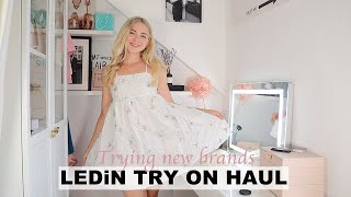 Trying Instagram Clothing Brands  LEDiN Try On Haul  babydoll dress haul  Annas Style Dictionary [upl. by Aissenav]