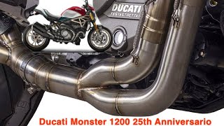 2019 Ducati Monster 1200 s  Qd Exhaust Install [upl. by Otrebile]