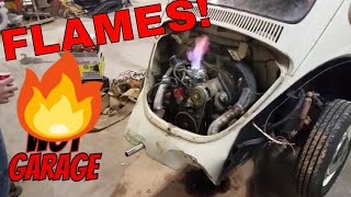 Day 13  71 VW Beetle Fuel Pump amp Filter Install  quotDo it for MOMquot [upl. by Ailec842]