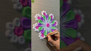 Rangoli designs for diwali simple and easy rangolidesign diwalirangoli shorts [upl. by Dominus295]